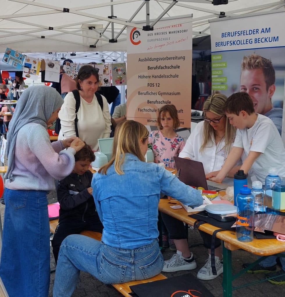 Berufskolleg Ahlen beim Bürgerfest des Kreises Warendorf