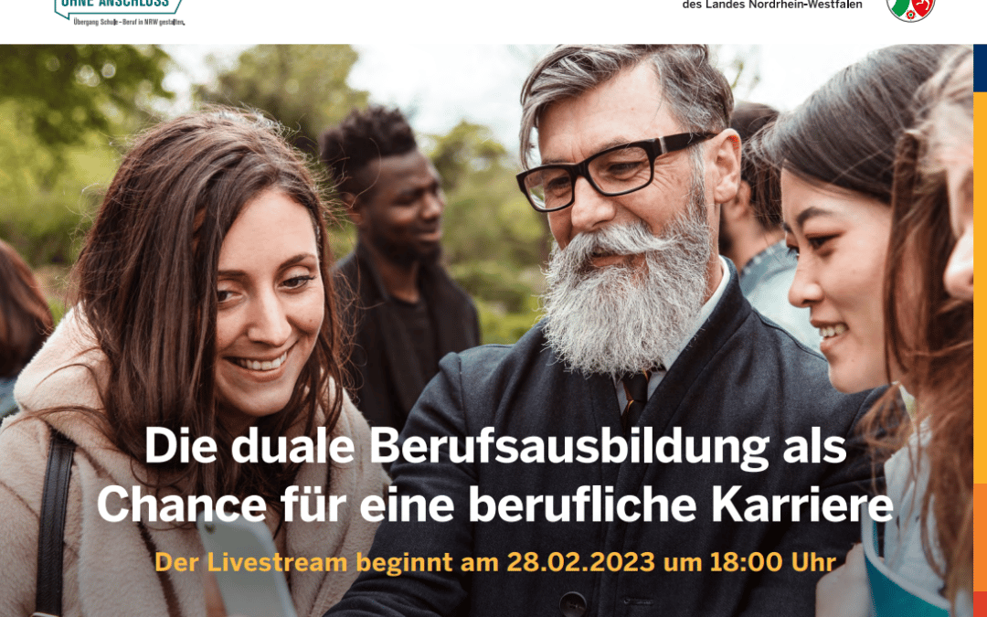 Livestream: Die duale Berufsausbildung als Chance für eine berufliche Karriere!