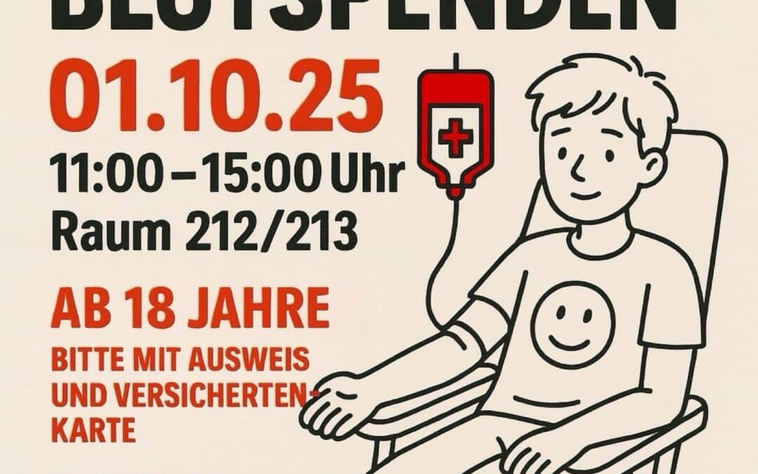 Blutspende an unserer Schule – Hilf Leben retten!