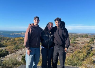 Adrian Leps, Marie Küpper und Emin Ayaz in Lund/Schweden