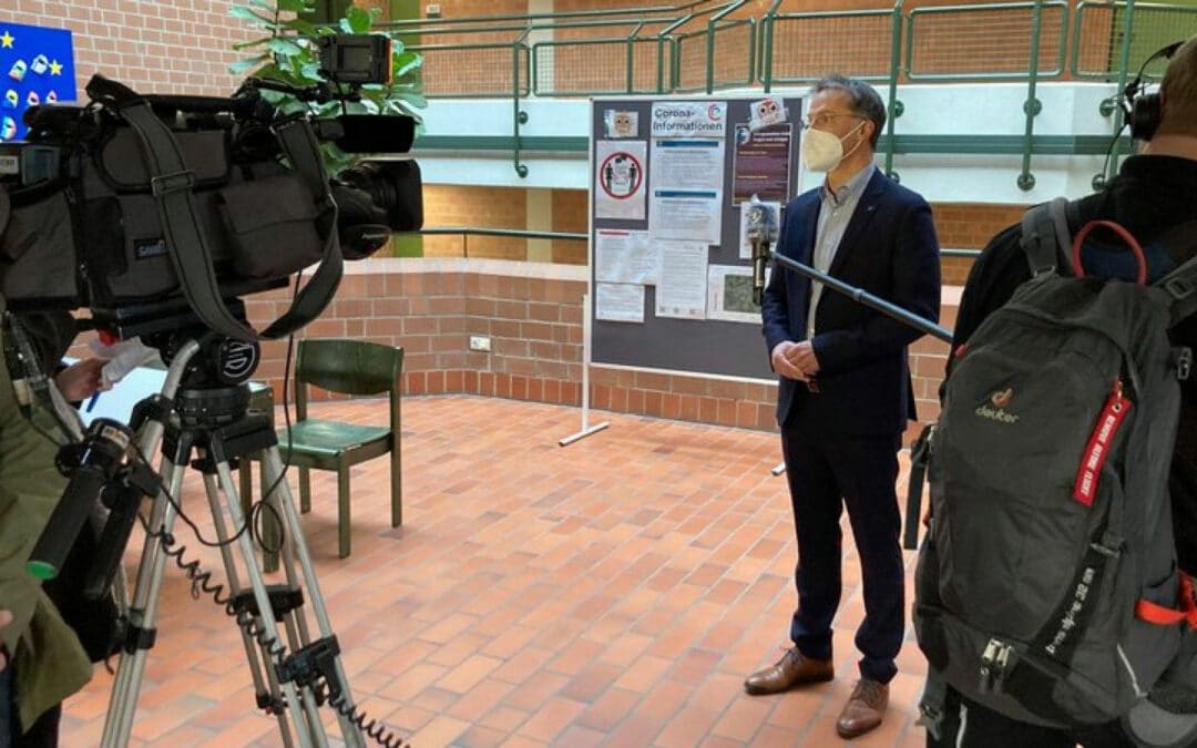 Schnelltests – Erfahrungen am Berufskolleg – WDR dreht vor Ort